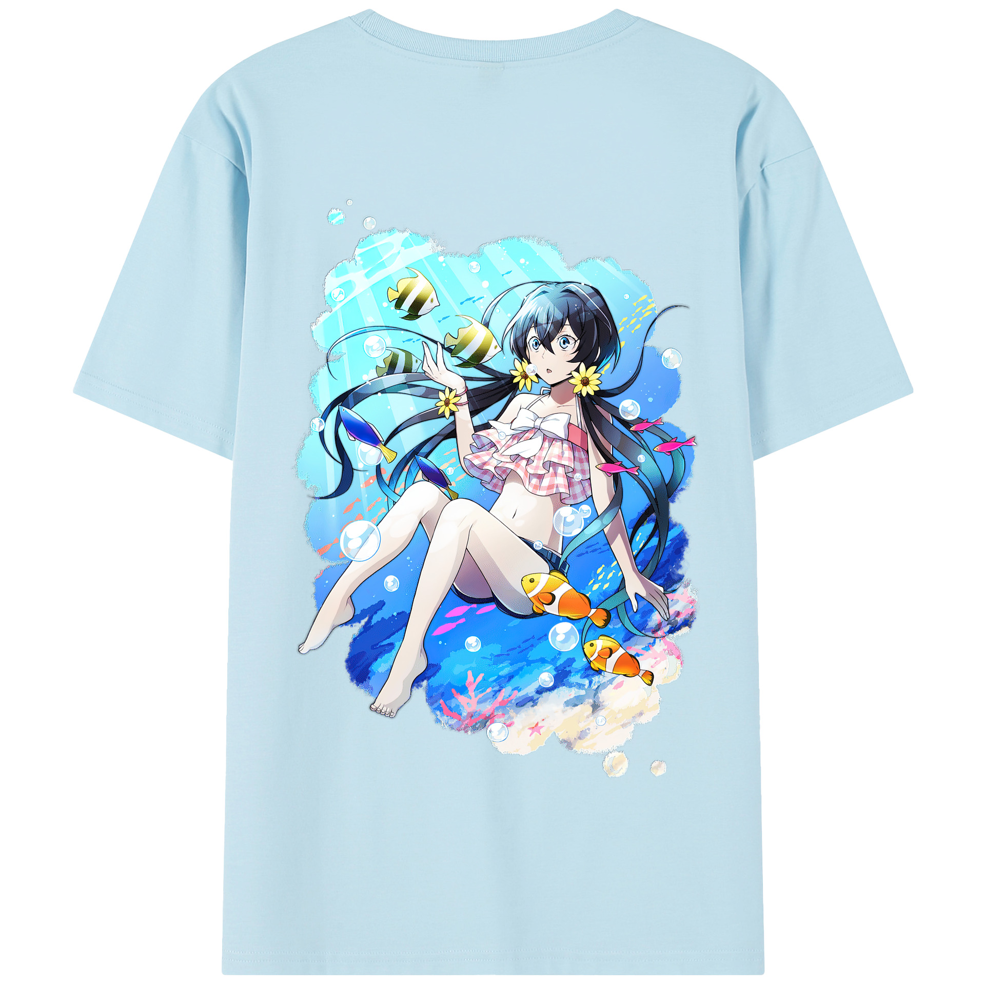 （画像用） 文豪ストレイドッグス Bungo Stray Dogs 綿100％半袖Tシャツ（背面プリント）